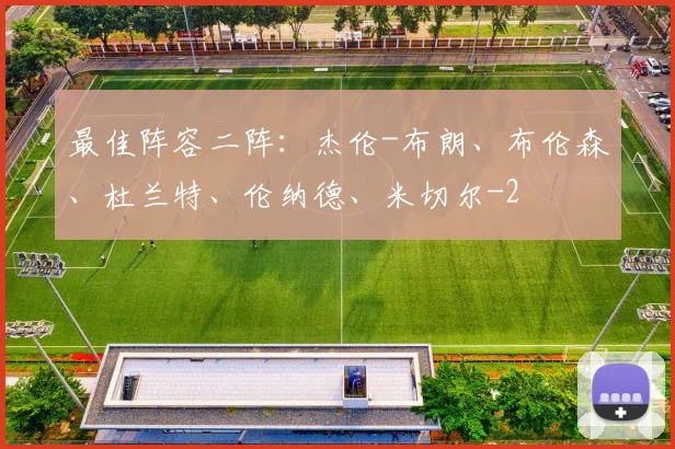 最佳阵容二阵：杰伦-布朗、布伦森、杜兰特、伦纳德、米切尔