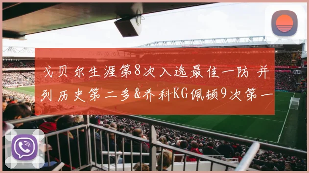 戈贝尔生涯第8次入选最佳一防 并列历史第二多&乔科KG佩顿9次第一