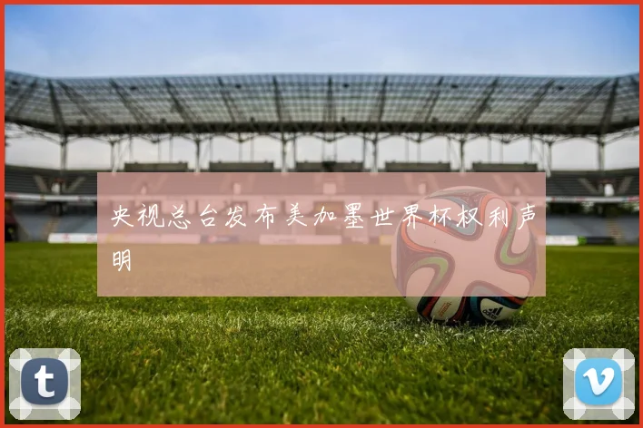 央视总台发布美加墨世界杯权利声明